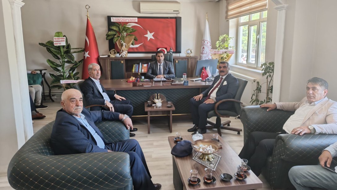 Belediye Başkanından İlçe Millî Eğitim Müdürümüze Hayırlı Olsun Ziyareti